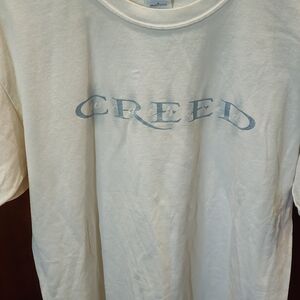 2002 Creed Weathered World Tour. Original Y2K Shirt. LIKE NEW. RARE FIND LG
